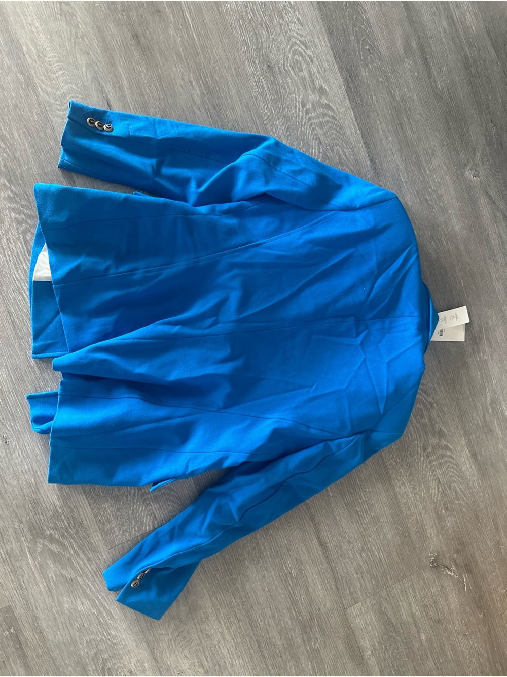 ZARA Women's Double-Breasted Blue Blazer Jacket - Picture 3 of 3
